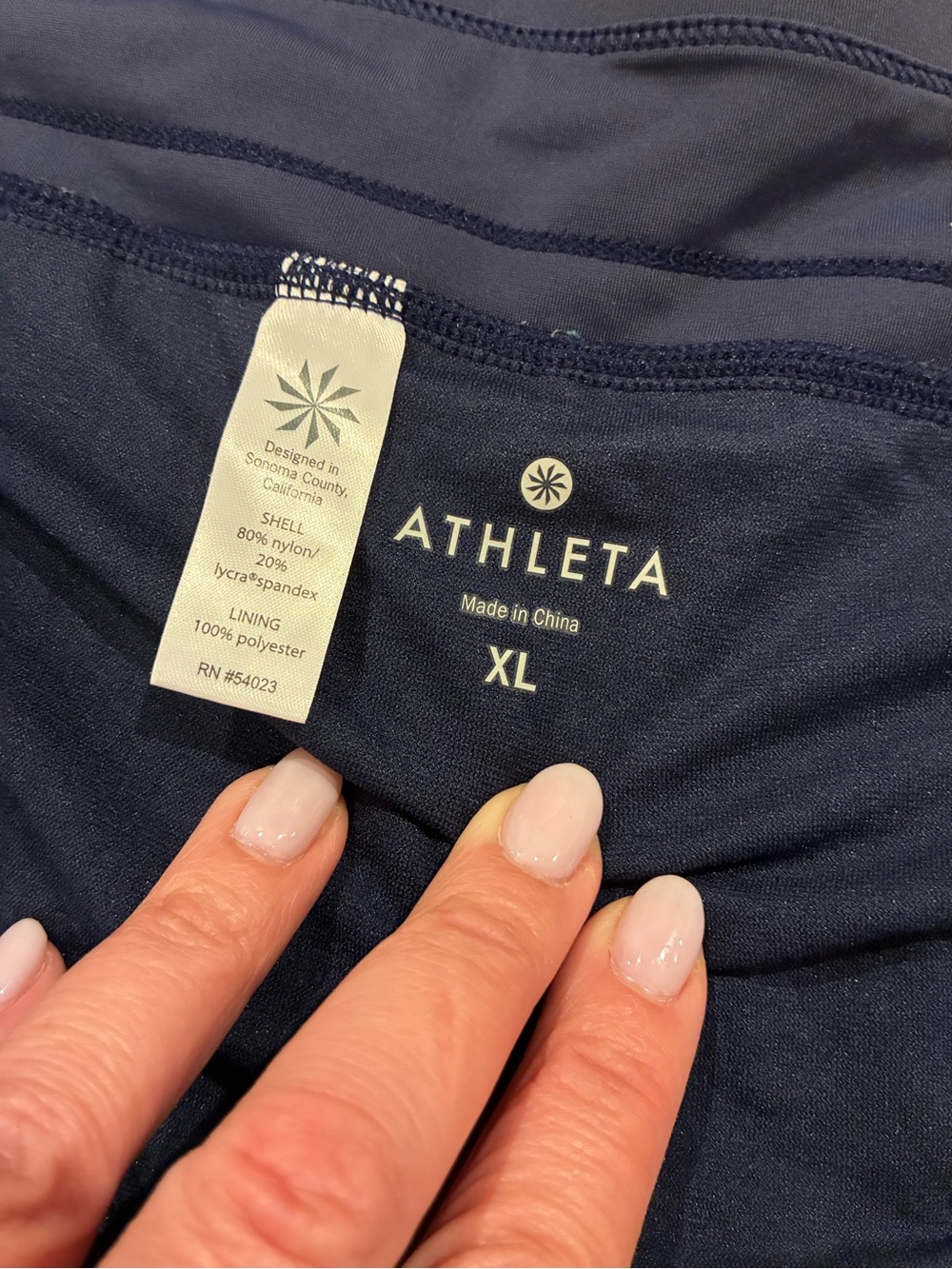 ⭐️3/$15⭐️Athleta blue design swim shorts - Picture 4 of 4